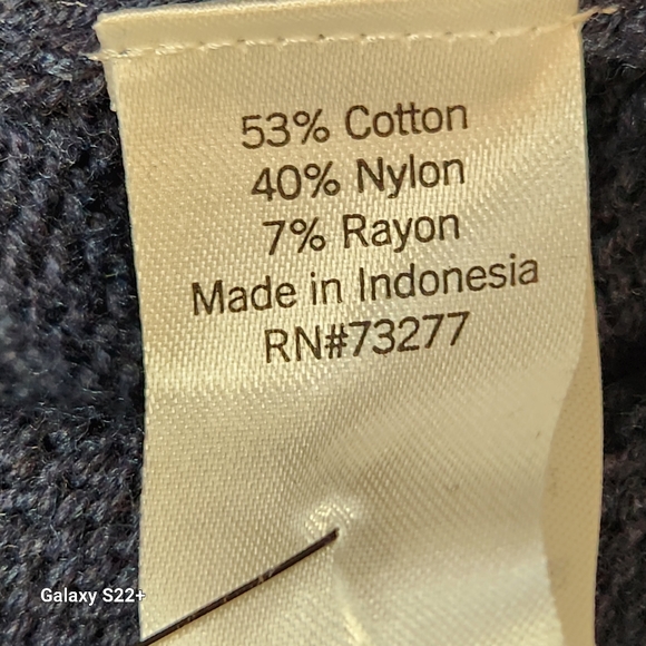 SOMONA BLUE PLUS SIZE LONGSLEEVE SWEATER SIZE XXL - Picture 8 of 11